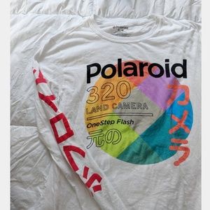 Polaroid Long Sleeve Graphic Tee